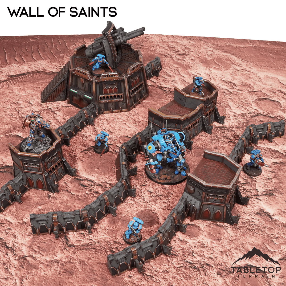 Tabletop Terrain Walls Wall of Saints