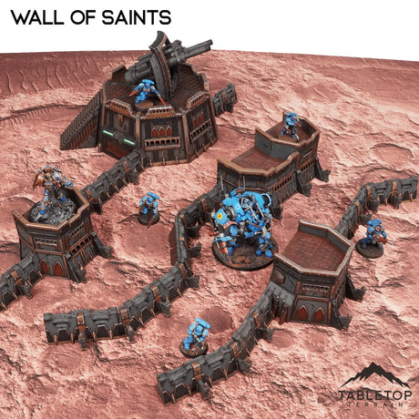 Tabletop Terrain Walls Wall of Saints