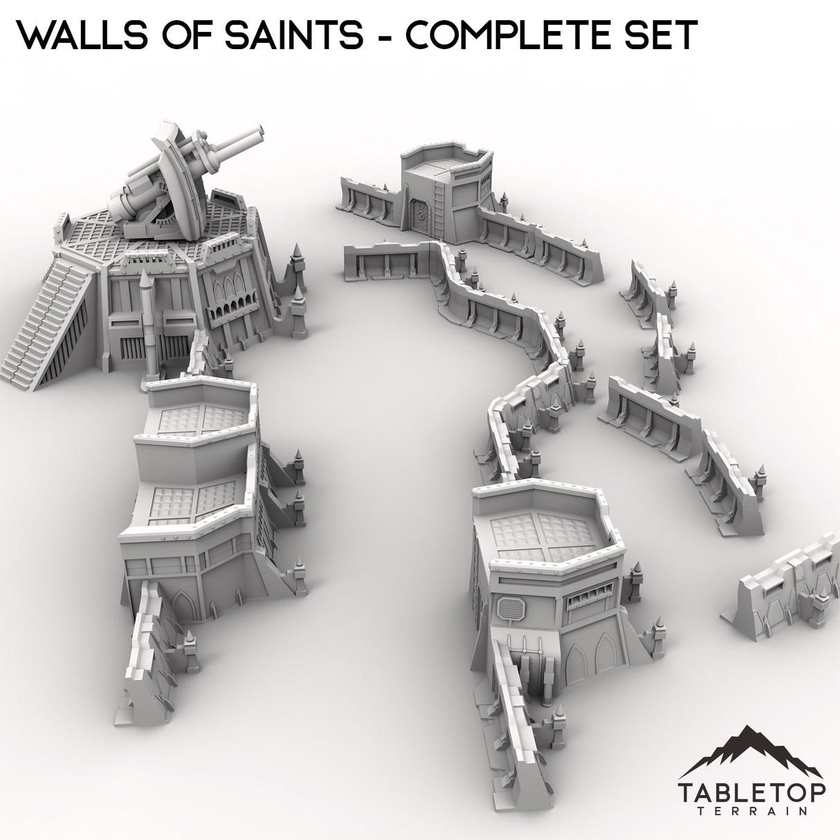 Tabletop Terrain Walls Wall of Saints