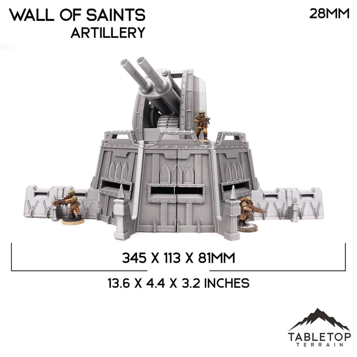 Tabletop Terrain Walls Wall of Saints Artillery