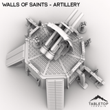 Tabletop Terrain Walls Wall of Saints Artillery