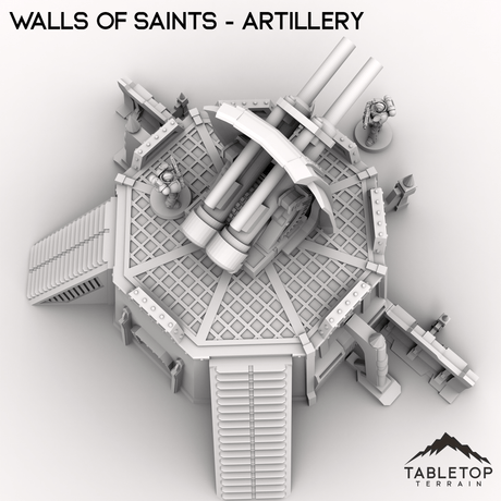 Tabletop Terrain Walls Wall of Saints Artillery