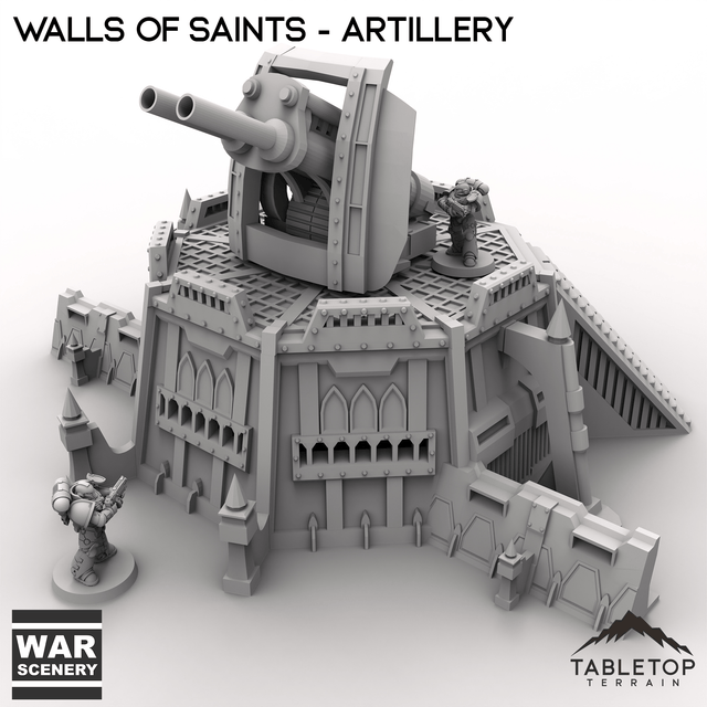 Tabletop Terrain Walls Wall of Saints Artillery