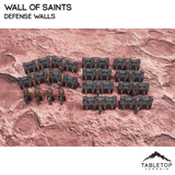 Tabletop Terrain Walls Wall of Saints Defense Walls