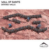 Tabletop Terrain Walls Wall of Saints Defense Walls