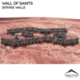 Tabletop Terrain Walls Wall of Saints Defense Walls