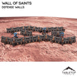 Tabletop Terrain Walls Wall of Saints Defense Walls
