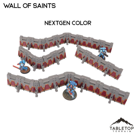 Tabletop Terrain Walls Wall of Saints Defense Walls