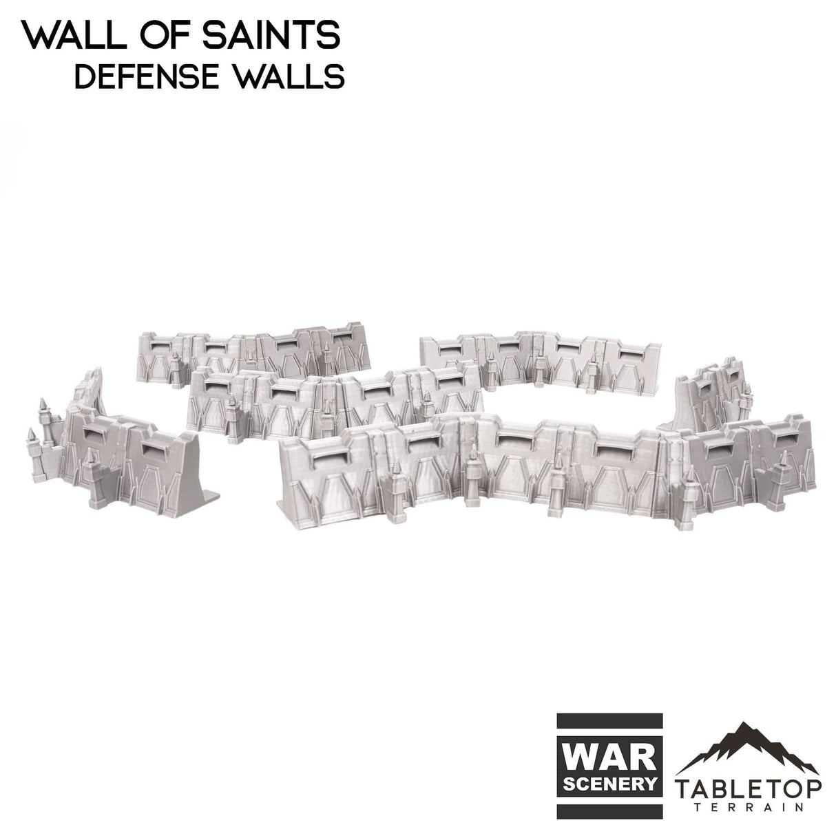 Tabletop Terrain Walls Wall of Saints Defense Walls