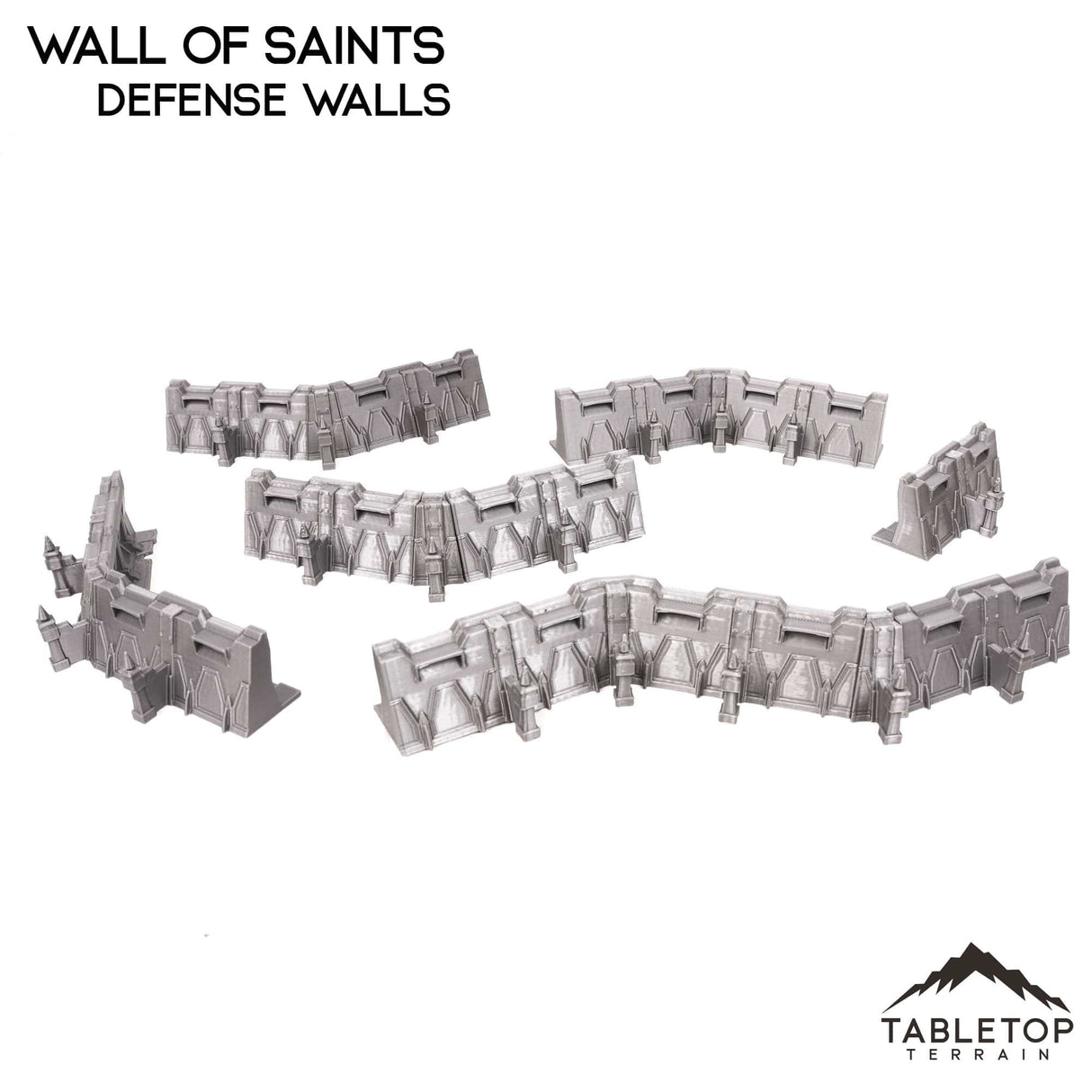 Tabletop Terrain Walls Wall of Saints Defense Walls