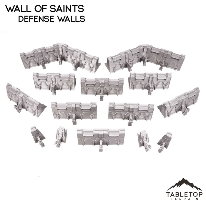 Tabletop Terrain Walls Wall of Saints Defense Walls