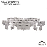 Tabletop Terrain Walls Wall of Saints Defense Walls