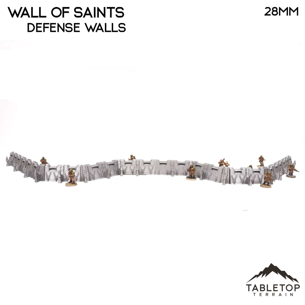 Tabletop Terrain Walls Wall of Saints Defense Walls