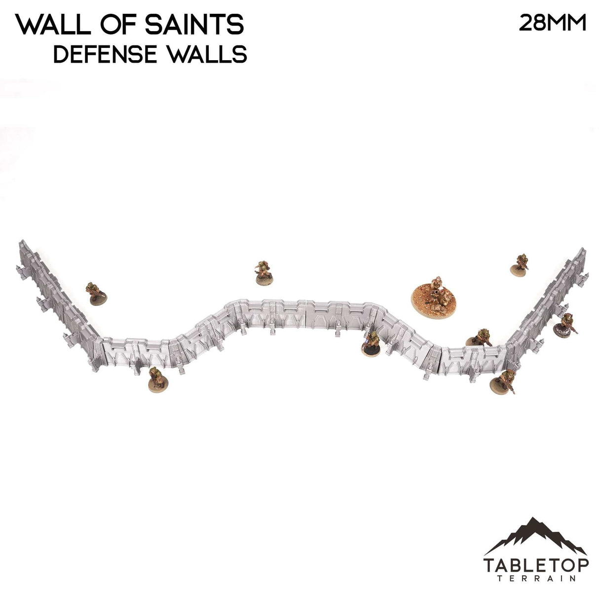 Tabletop Terrain Walls Wall of Saints Defense Walls