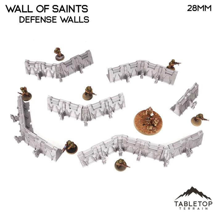 Tabletop Terrain Walls Wall of Saints Defense Walls