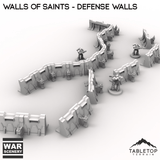 Tabletop Terrain Walls Wall of Saints Defense Walls