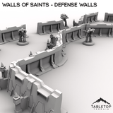 Tabletop Terrain Walls Wall of Saints Defense Walls