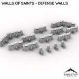 Tabletop Terrain Walls Wall of Saints Defense Walls