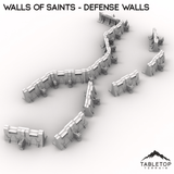 Tabletop Terrain Walls Wall of Saints Defense Walls