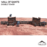 Tabletop Terrain Walls Wall of Saints Double Tower