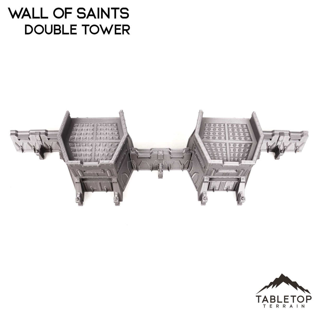 Tabletop Terrain Walls Wall of Saints Double Tower