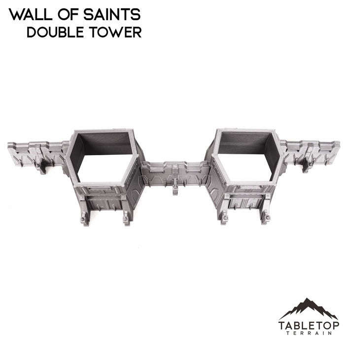 Tabletop Terrain Walls Wall of Saints Double Tower