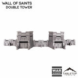 Tabletop Terrain Walls Wall of Saints Double Tower