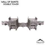 Tabletop Terrain Walls Wall of Saints Double Tower