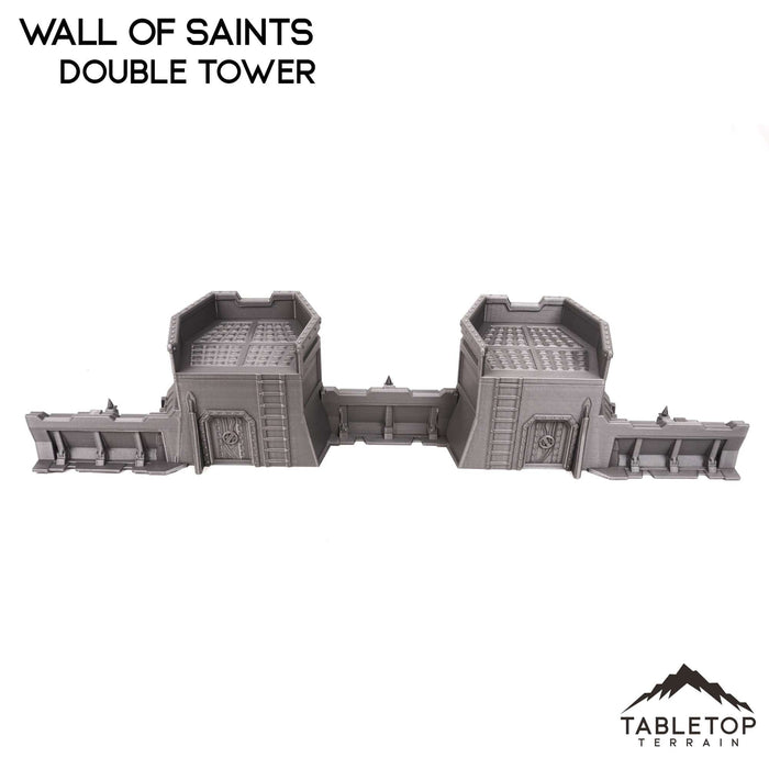 Tabletop Terrain Walls Wall of Saints Double Tower