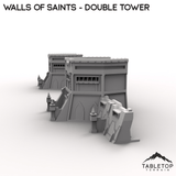 Tabletop Terrain Walls Wall of Saints Double Tower