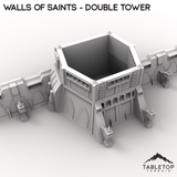 Tabletop Terrain Walls Wall of Saints Double Tower