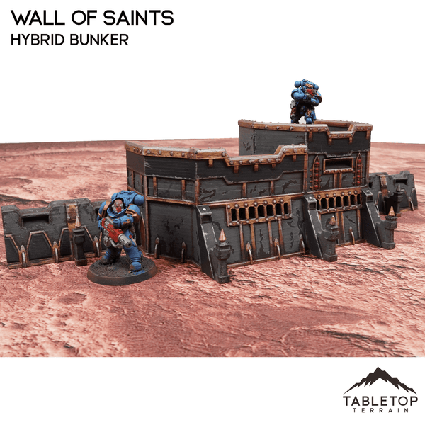 Tabletop Terrain Walls Wall of Saints Hybrid Bunker