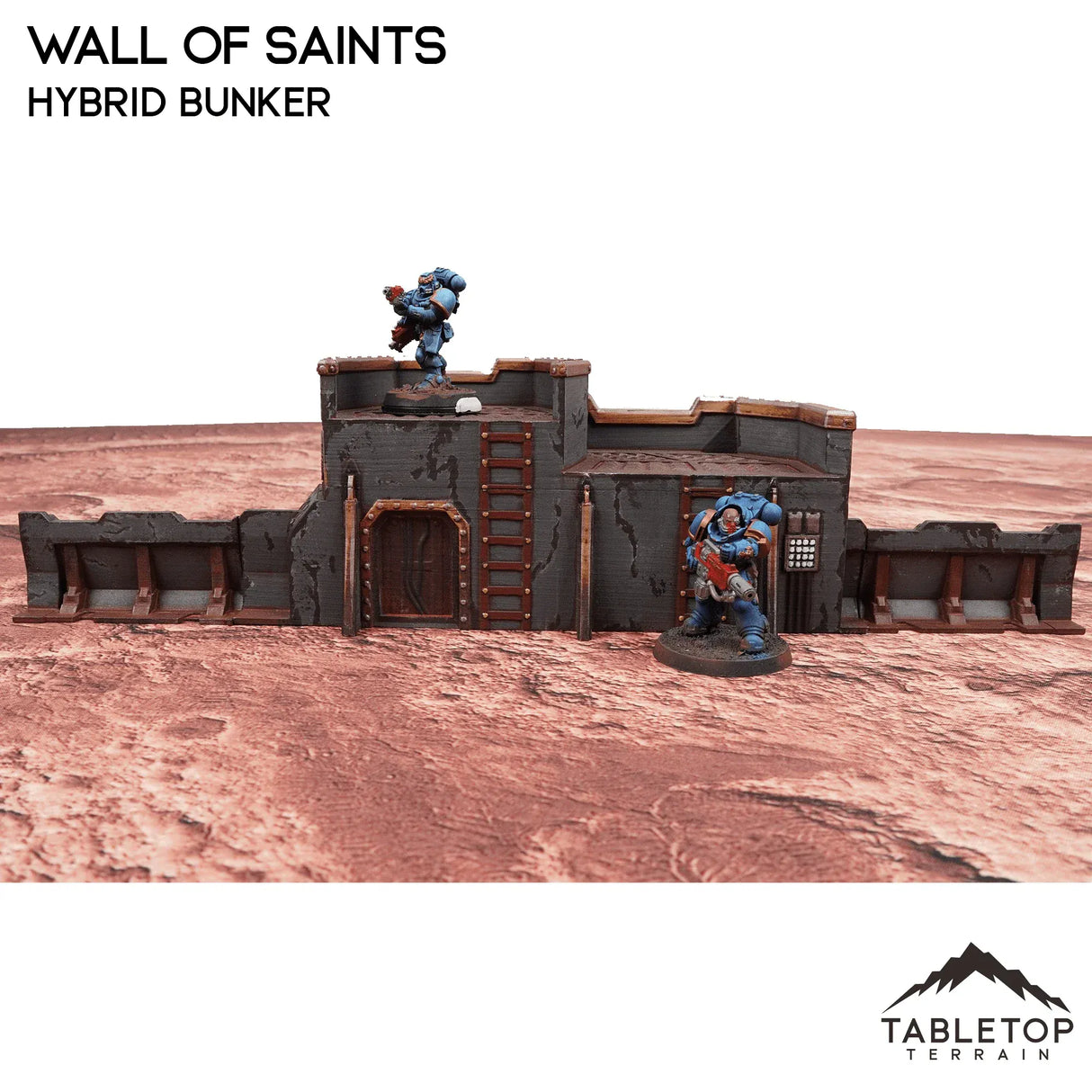 Tabletop Terrain Walls Wall of Saints Hybrid Bunker