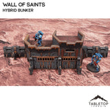 Tabletop Terrain Walls Wall of Saints Hybrid Bunker