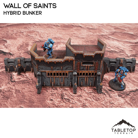 Tabletop Terrain Walls Wall of Saints Hybrid Bunker