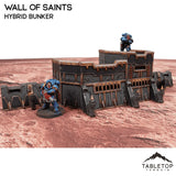Tabletop Terrain Walls Wall of Saints Hybrid Bunker