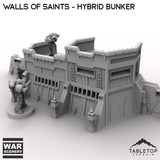 Tabletop Terrain Walls Wall of Saints Hybrid Bunker