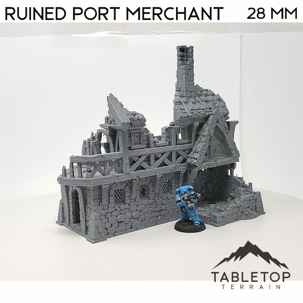 Ruinierter Hafenhändler - Fantasy Ruinen