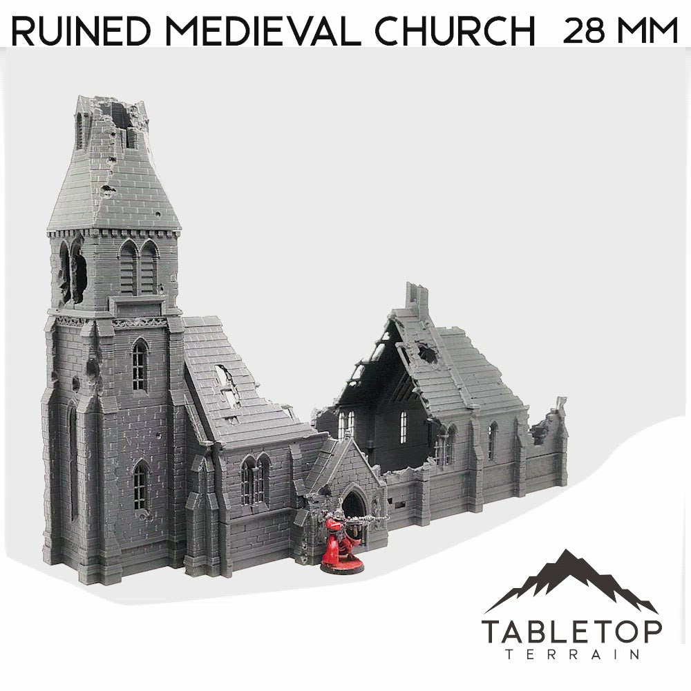 Ruined Medieval Church - WWII Building