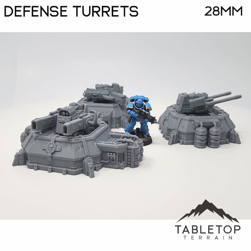 Grimdark Perimeter Defense Turrets