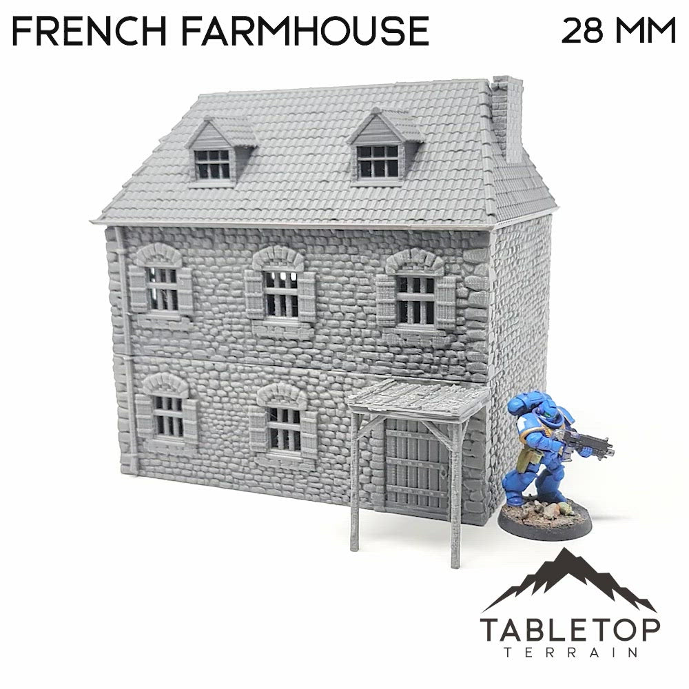 Französisches Bauernhaus - Gebäude aus dem Zweiten Weltkrieg