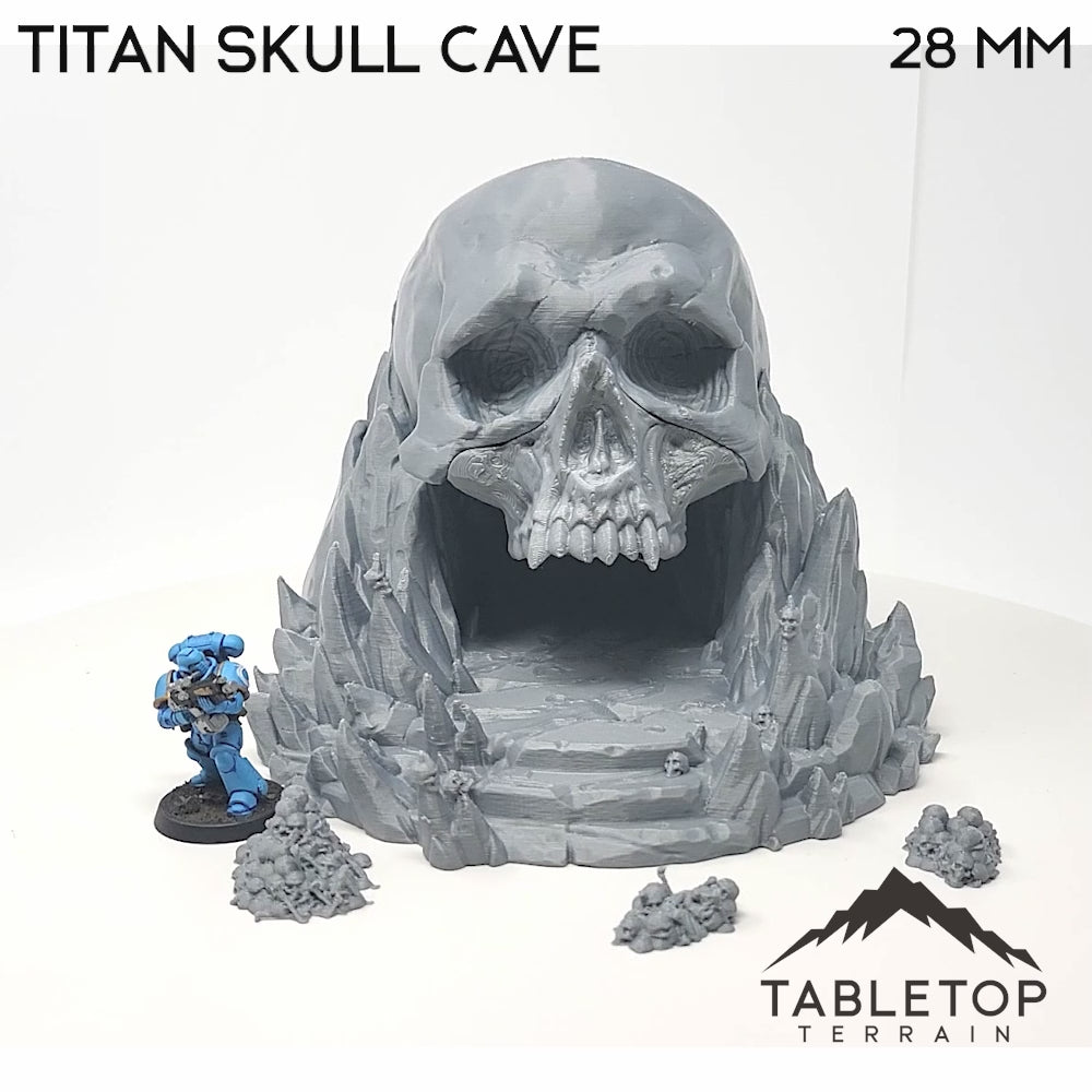 Cueva del Cráneo del Titán - Terreno de fantasía