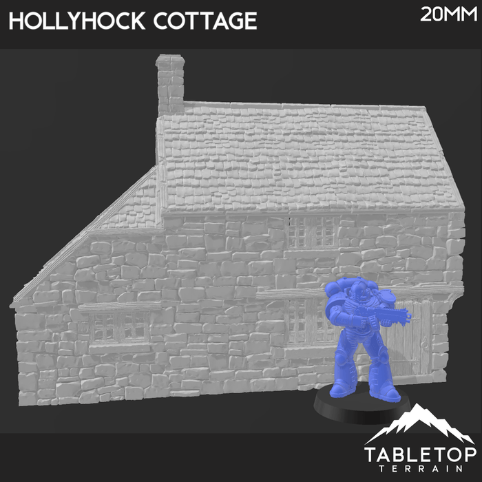 Tabletop Terrain Building Hollyhock Cottage - Country & King - Fantasy Historical Building