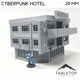 Cyberpunk Hotel Block - Cyberpunk Building