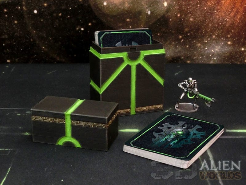 Tabletop Terrain Accessory Necron Card Box - 40k Necron Accessory