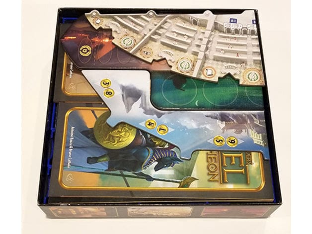 Tabletop Terrain Board Game Insert 7 Wonders Duel + Expansions Board Game Insert / Organizer