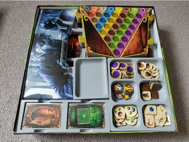 Tabletop Terrain Board Game Insert Alchemists + King's Golem Expansion Board Game Insert / Organizer