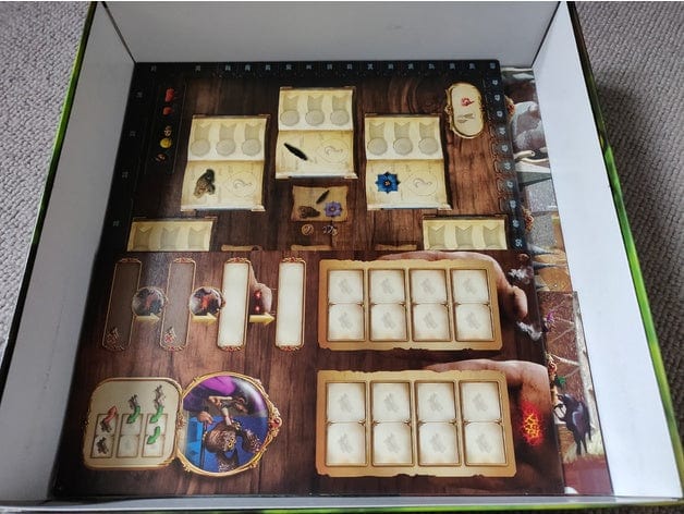 Tabletop Terrain Board Game Insert Alchemists + King's Golem Expansion Board Game Insert / Organizer