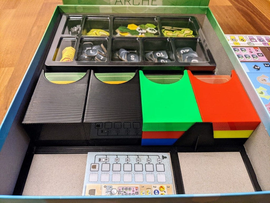  Roore Pre-Assembled Board Game Organizer Insert Compatible with  Ark Nova - Ark Nova Organizer and Board Game Storage Box for All Ark Nova  Accessories : Toys & Games