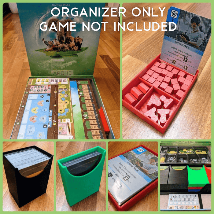 Tabletop Terrain Board Game Insert Ark Nova Board Game Insert / Organizer